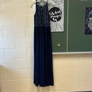 Blue bridesmaid dress